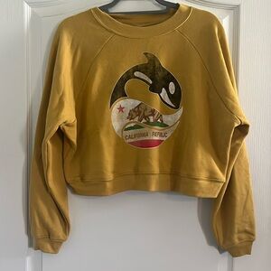 SeaWorld California Raglan Crop M